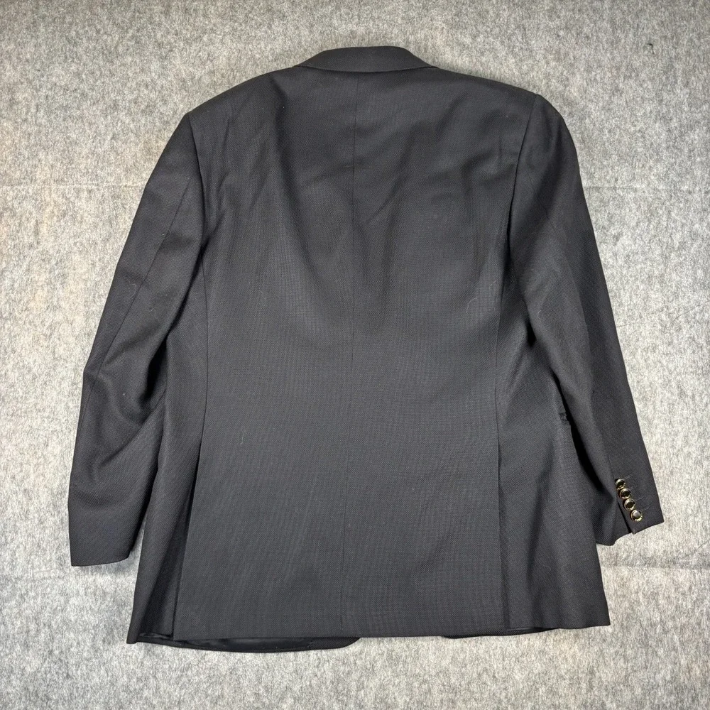 Canali Suit Jacket‎ Blazer Men's Italian 52 USA 42 100% Wool Navy Blue Preppy